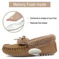 thumbnail image 3 of RockDove Women's Naomi Faux Fur Moccasin Slipper, 3 of 7