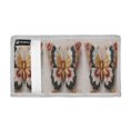 thumbnail image 2 of Cloth Wallet with Lanyard & Multiple Compartments Fashion Purse Zipper Clutch Bag for Cash Cards Coins Gorgeous Colors Butterfly, 2 of 7