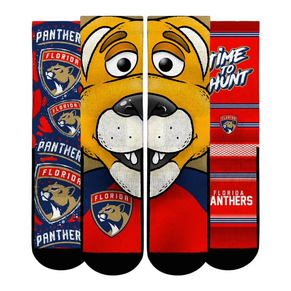 Unisex Rock Em Socks  Florida Panthers Fan Favorites Three-Pack Crew Socks Set
