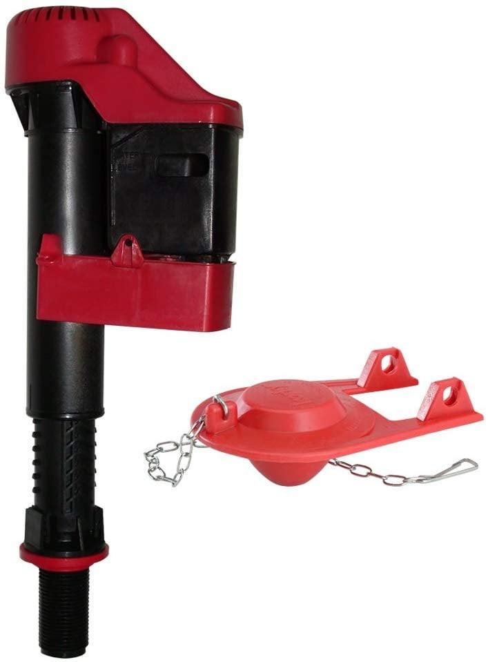 Korky 818Z WaterWISE Toilet Fill Valve and Flapper Kit Save Water and Detect Leaks Includes