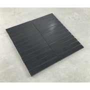 1 X 6 Stack Basalt Stone Mosaic Wall And Floor Tile (10 Sheets)