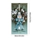 thumbnail image 1 of Adornos navideños, regalos navideños, cubierta de puerta navideña de 35 x 71 pulgadas, decoración de puerta y pared para Navidad, decoración de festivales y fiestas. Cubierta de puerta de poliéster., 1 of 4