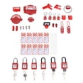 thumbnail image 1 of Kit De Candado De Seguridad De Bloqueo Eléctrico, Kit De Etiquetado De Bloqueo Con Cerrojos De Bloqueo De Seguridad Con Bloqueo De Cable Ajustable Para La Industria, 1 of 7