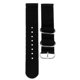 thumbnail image 2 of Correa de reloj de lona de nailon tejida para deportes de infantería unisex, color negro, 20 mm Negro 20mm Hugo Correa de reloj de nylon 22mm, 2 of 9