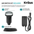 thumbnail image 4 of KRAUS Garbage Disposal Air Switch Kit in Chrome with Push Button, AC Adapter, Power Cord, and Air Tube Included, 4 of 11