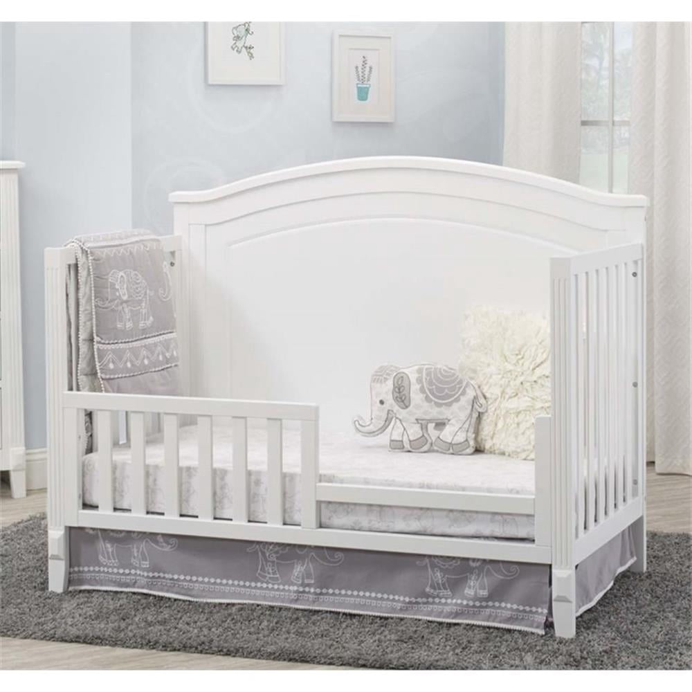 Sorelle Berkley Round Top 4 in 1 Crib - White