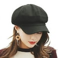 thumbnail image 3 of COCOpeaunt Trend Winter Hats for Women French Style Wool Bakers Boy Hat New Cool Women Baseball Cap Black Visor Hat Berets Autumn Hat, 3 of 6