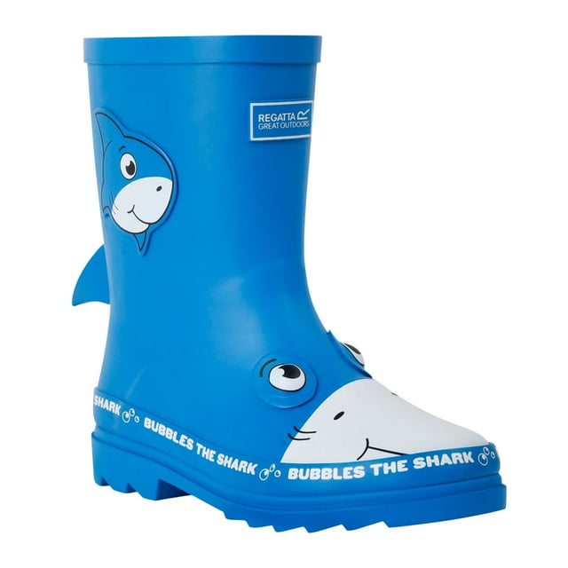 Regatta Bottes de Pluie Mudplay II Bulles The Shark pour Garçons/filles