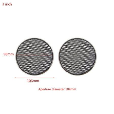 

1/2/3/4/5/6.5Inch Decorative Mesh Circle Car Speaker Protective Cover Horn Guard Decorative Circle Video Spare Part