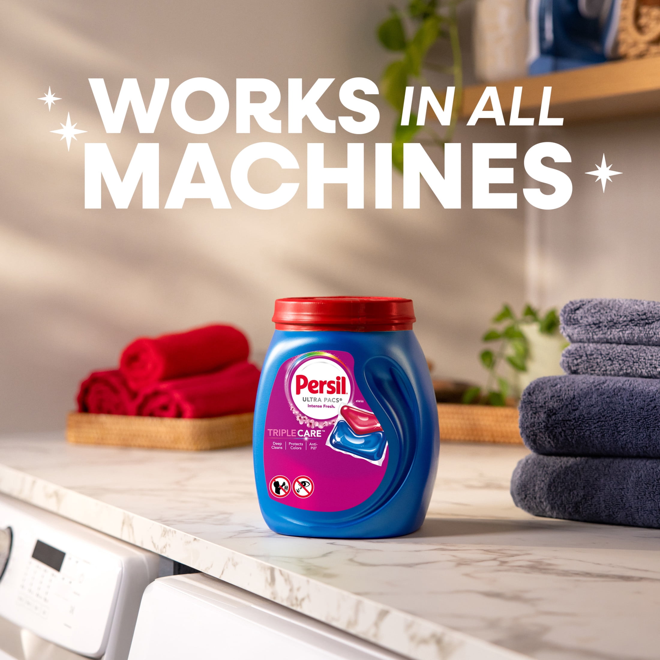 (6 pack) Persil Ultra Pacs Deep Clean Laundry Detergent, Intense Fresh, 16 Count