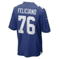 thumbnail image 3 of Men's Nike Jon Feliciano Royal New York Giants Game Player Jersey, 3 of 3