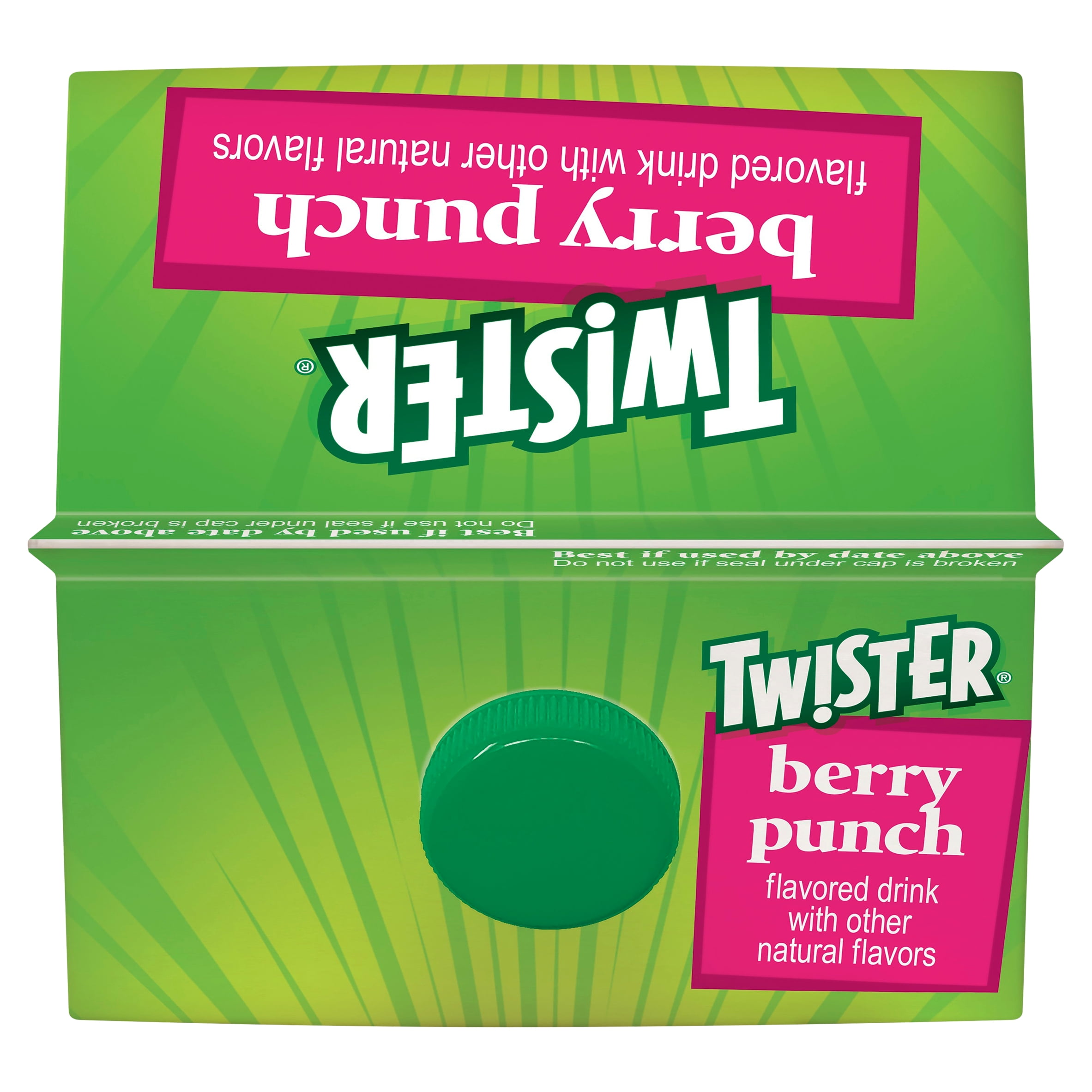 Tropicana Twister Berry Punch Flavored Refreshing Drink, 59 Fluid Ounce, Premium Paper Carton