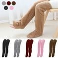 thumbnail image 4 of Anuirheih Kids Girls Knee High Socks A Pairs Long Sock Slippers Funny Gift Cute Winter Thickened Socks for Child, 4 of 4