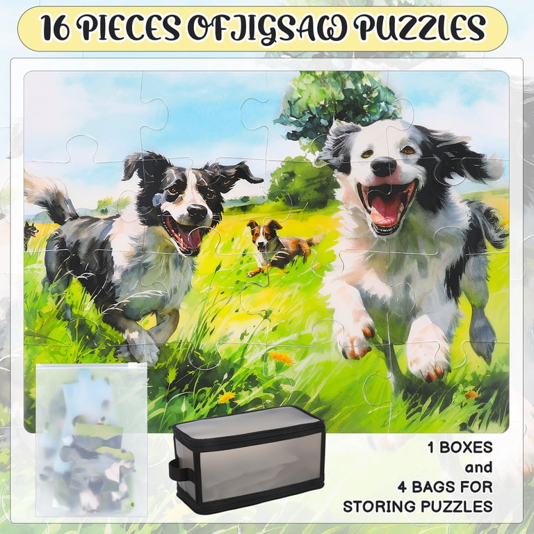 Armscye 4 Pack Large Piece Senior Puzzles With Storage photo 4