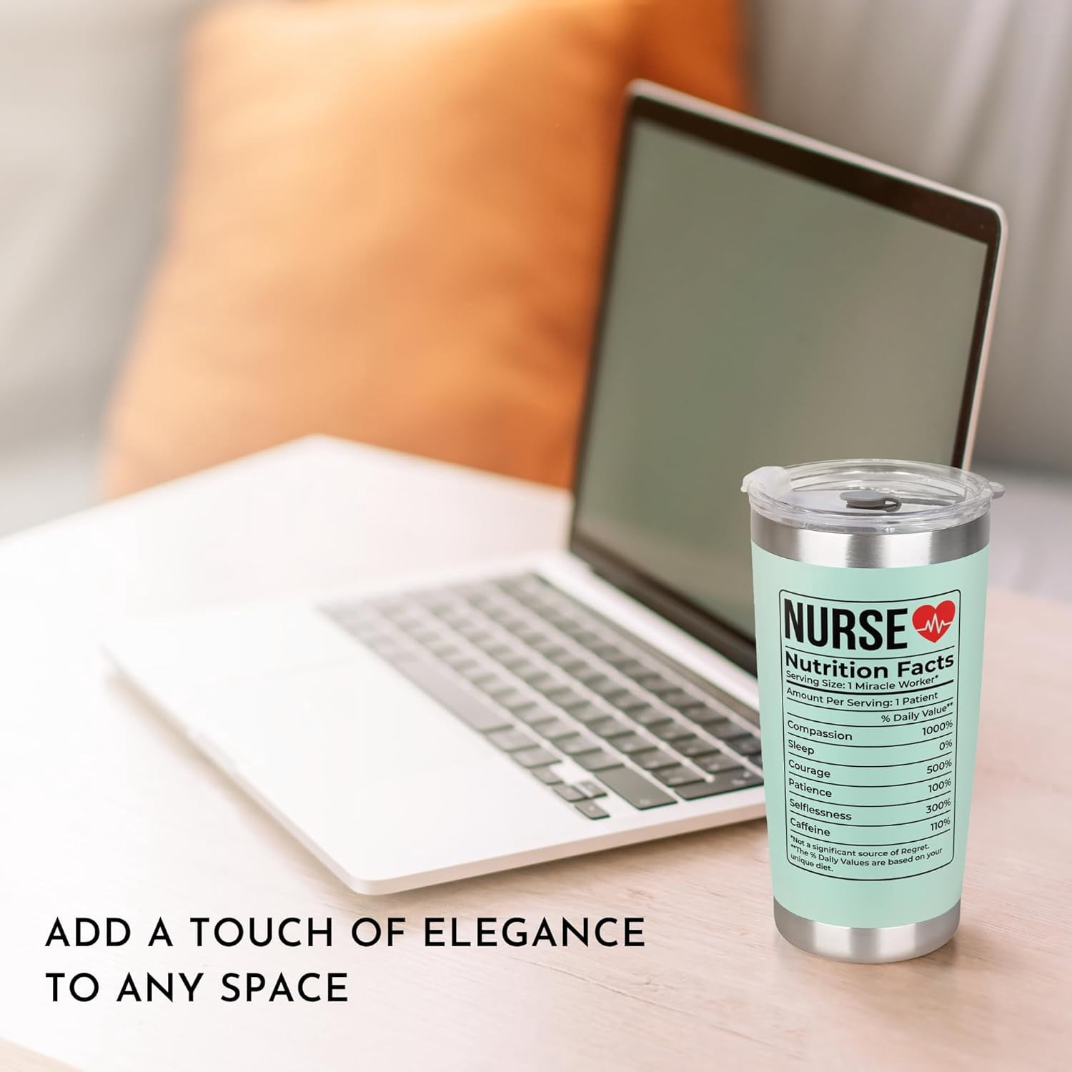 Nurse Gifts for Women - Nurses Week Gifts - Appreciation Gift for Nurses - Nurse Rn Lpn Practitioner Gift for Women - Retirement, Graduation Nursing Student Ideas - 20 Oz Mint Tumbler