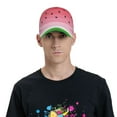 thumbnail image 4 of Sikiie Watermelon Unisex Vintage Washed Unstructured Baseball Cap Soft Cap Adjustable Unisex Baseball Hat Dad Hat, 4 of 6