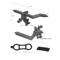 thumbnail image 4 of 2X Mini Support de Montage de Roue de Vélo Outils de Réglage de Jantes de Vélo Outils de Réparation de Roue de Vélo Accessoires de Cyclisme Noir, 2 x Support de Montage de Roue de Vélo 2 x Élastique, Noir, 4 of 4
