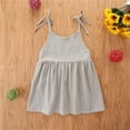 thumbnail image 4 of MuZeFu Toddler Girl Clothes Clearance under $5 Toddler Kid Baby Girls Summer Sling Dress Cute Solid Color Casual Dress, 4 of 9