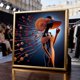 thumbnail image 3 of Elegant Lady DIY Rhinestone Art KitGraceful Female Figure PatternHigh-Quality Canvas Shiny Diamonds FullPartial Drill For Home Wall, 3 of 5