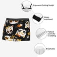 thumbnail image 5 of Kdxio Men's Boxer Briefs with Cat Skulls and Flowers Print - Comfortable and Breathable Underwear for Everyday Wear, 5 of 7
