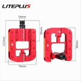 thumbnail image 3 of Liteplus Bicycle Pedals Windward Small Wheel Folding Bicycle Pedals,D, 3 of 5