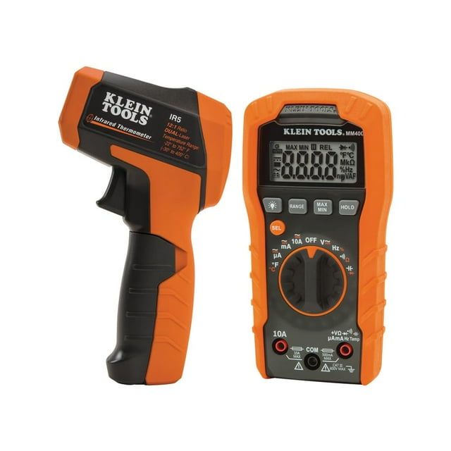 Kit de prueba: multímetro y termómetro IR Klein Tools 80063