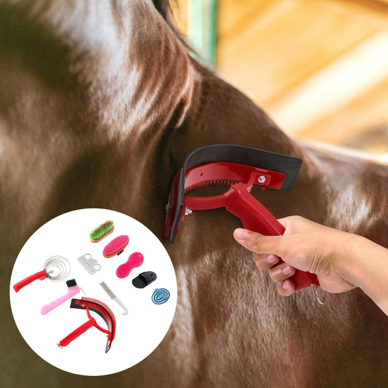 Horse Grooming Kit, Horse Brush Sets for Grooming with Bag,10Pcs Horse  Cleaning Kit - Horse Care Grooming Kit for Kids and Girl