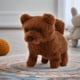thumbnail image 2 of Electric plush toy puppy can walk, bark, nod and wag its tail 1-3 pet playhouse children's toys (vertical eared teddy bear [green]), 2 of 4