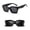 Sand black all grey, variant on Square Sunglasses Retro Fashionable Eye Protection and Decoration for Men and Women Universal Fit Multicolor Glasses