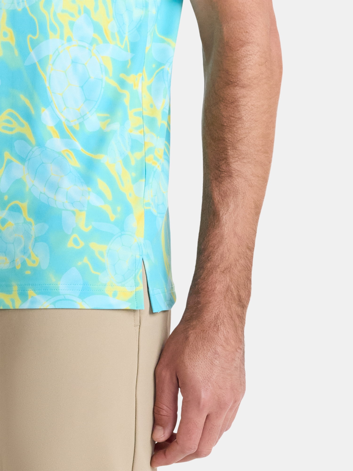 Birdie Bound Men's and Big & Tall Men's Novelty Print Golf Polo Shirt, Sizes XS-4XLT