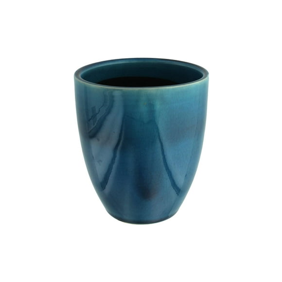 Leisure Arts Vase en Céramique Bleu