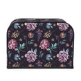 thumbnail image 2 of Balery Roses Flowers Pattern Oven Cover Kitchen Bread Machine Protector, 4 Slice Toaster Cover for Home, Anti Dust Fingerprint Coaster Cover, 2 of 7