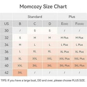 Momcozy Nursing Bras for Breastfeeding, Seamless Pregnancy Maternity Bra Wireless Classic Jelly Strip Support Nursing Bra