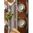 thumbnail image 5 of Brown Ombre Table Runner Grey Modern Abstract Art Tablerunners 13 x 72 Inch, Table Decorations Tabletop Scarf for Summer Gathering Holiday Farmhouse Kitchen Dining Decor, 5 of 6