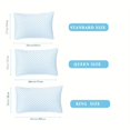 thumbnail image 5 of 2pcs king cooling pillows, hotel quality down alternative filling. Non-sag, breathable and washable. All-season support, great for hot sleepers., 5 of 8