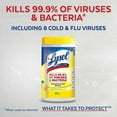 thumbnail image 2 of Lysol Disinfecting Wipes, Lemon & Lime Blossom, 240ct (3x80ct) (Pack of 2), 2 of 3