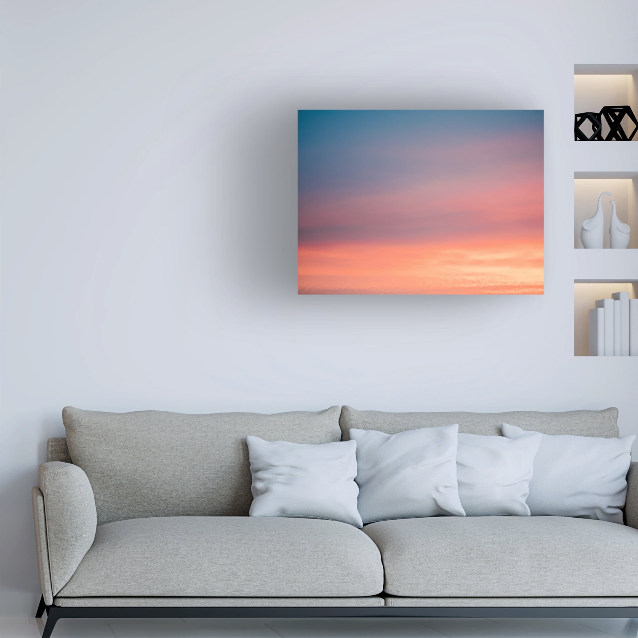 Trademark Fine Art Raisa Zwart Colourful Sunrise 4 Canvas Wall Art