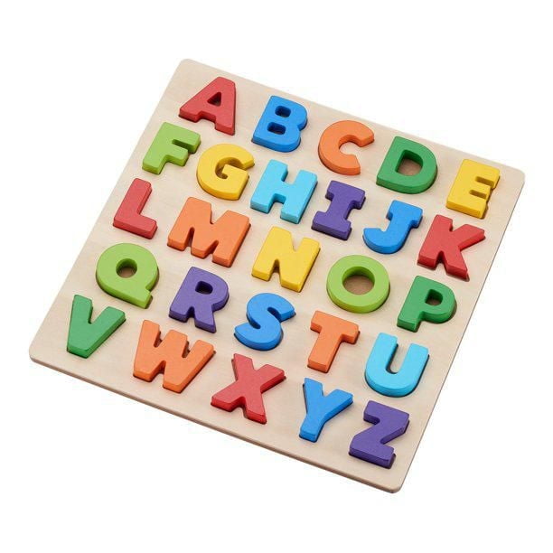 Spark.Create,Imagine. 3-D wood Alphabet Puzzle