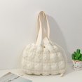 thumbnail image 1 of Bolso de mano de moda de Corea del Sur con diseño de nube y rombos para mujer, bolso de mano de gran capacidad para ir al trabajo o al trabajo, 1 of 6