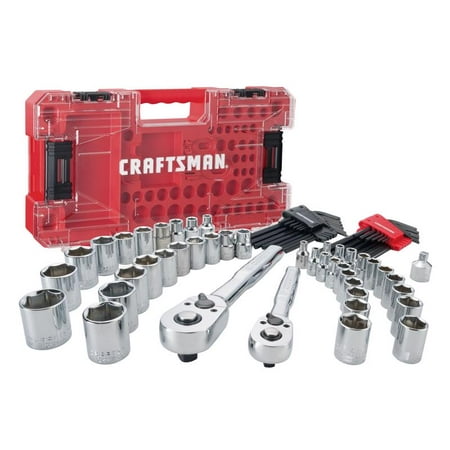 Craftsman Versastack 1/4 and 3/8 in. drive Metric and SAE Mechanic s Tool Set 71 pc