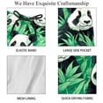 thumbnail image 4 of luoweisi Men's Beach Shorts Quick Dry Swim Trunks with Mesh Lining Panda 2XL, 4 of 5