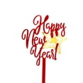 thumbnail image 5 of 5 Pcs 2025 Cake Topper Happy New Year Acrylic Cake Toppers Baby Shower Cake Birthday Party Cake Flag Decorations, 5 of 5