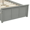 thumbnail image 6 of Harper & Bright Designs Twin Bed Frames with Headboard, Wood Twin Bed with Trundle, Grey, 6 of 7