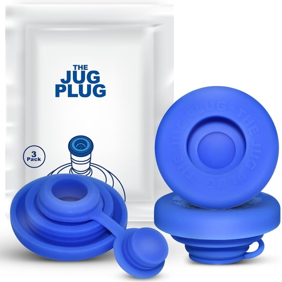 Tapa de silicona para garrafón The Jug Plug, 3 y 5 galones, paquete de 3