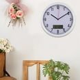 thumbnail image 2 of Classic Wall Clock with Date and Temperature Digital Wall Clock Silent Clocks for Living Room Bedroom Decor, 2 of 7