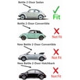 thumbnail image 2 of Tempered Door Window Door Glass Compatible with Beetle / Super Beetle 2-Door Sedan 1965-2003 Models Fit Both Side, 2 of 6