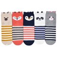 thumbnail image 1 of PEASKJP Chaussettes pour Femmes Antidérapantes Invisibles Ultra Basses, Multicolore, 1 of 3