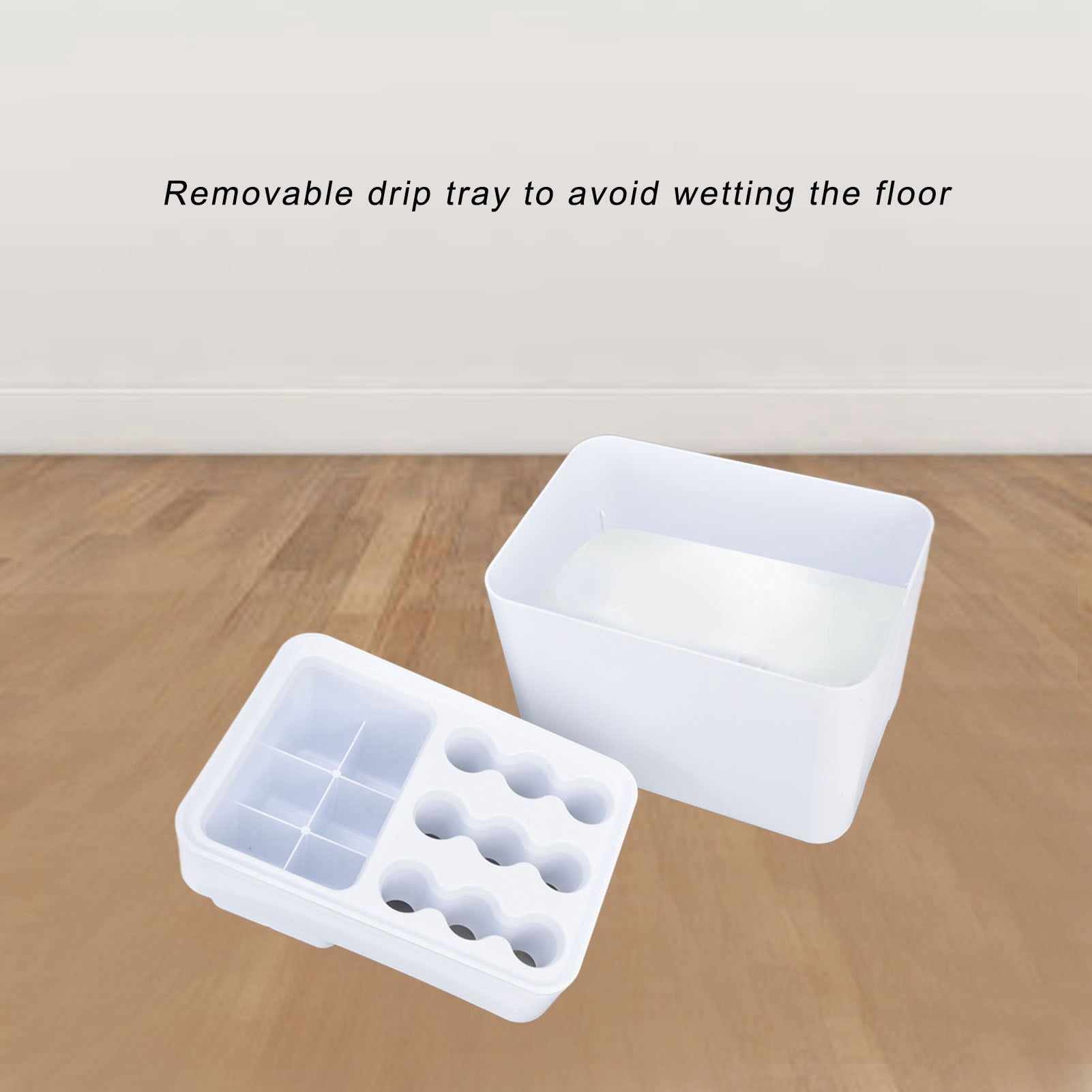 Umbrella Stand Rack for Entryway,Umbrella Bucket Stable Chassis Anti Slip Indoor Space Saving Umbrella Holder with Drip Tray for Home Office Hotel Bars