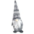 thumbnail image 3 of Holiday Stuffed Christmas Gnome Swedish Tomte - Nordic Plush Christmas Santa Elf Decoration Red/Gray/White (14 inch - Set of 3), 3 of 4