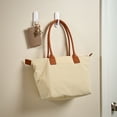 thumbnail image 3 of Wrap-It Storage Handy Hooks - The Fin Large (6 Pack) - Wall Sticky Hooks for Hanging, Bathroom Door Hooks, Utility Hooks Damage Free - White, 3 of 7